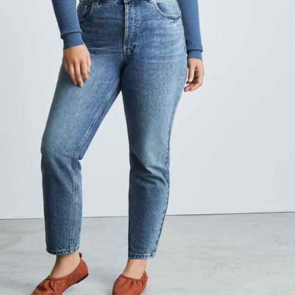 Everlane The Curvy 90s Cheeky Straight Jean, Size 30 Crop - Picture 13 of 15